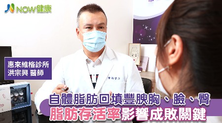 自體脂肪回填豐腴胸、臉、臀 脂肪存活率影響成敗關鍵