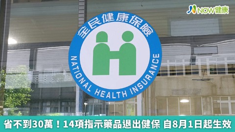 省不到30萬！14項指示藥品退出健保 自8月1日起生效