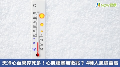 天冷心血管猝死多！心肌梗塞無徵兆？ 4種人風險最高