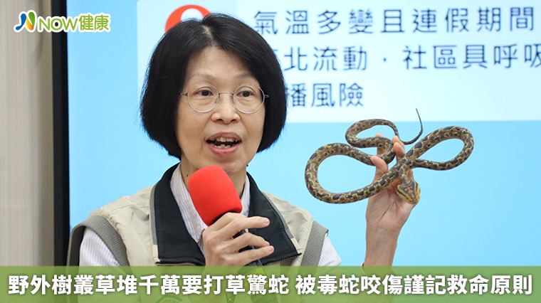 野外樹叢草堆千萬要打草驚蛇 被毒蛇咬傷謹記救命原則