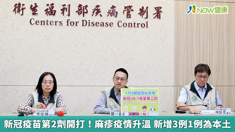 新冠疫苗第2劑開打！麻疹疫情升溫 新增3例1例為本土