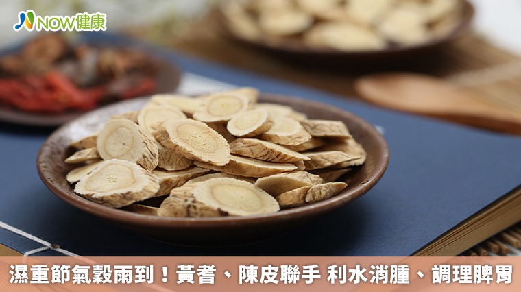 濕重節氣穀雨到！黃耆、陳皮聯手 利水消腫、調理脾胃