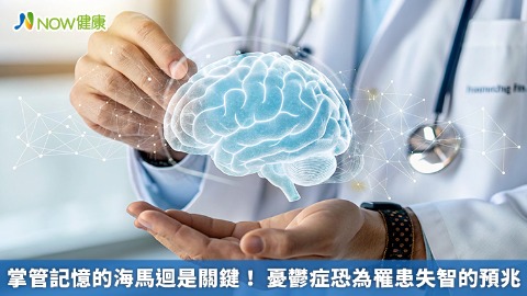 掌管記憶的海馬迴是關鍵！ 憂鬱症恐為罹患失智的預兆