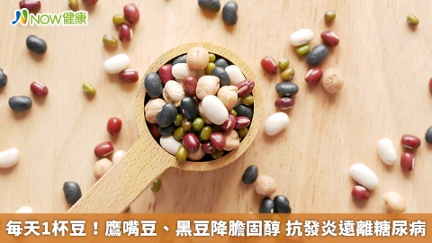 每天1杯豆！鷹嘴豆、黑豆降膽固醇 抗發炎遠離糖尿病