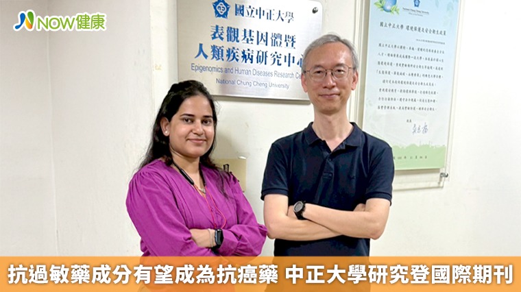 抗過敏藥成分有望成為抗癌藥 中正大學研究登國際期刊